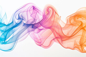 Wall Mural - Abstract Colorful Smoke