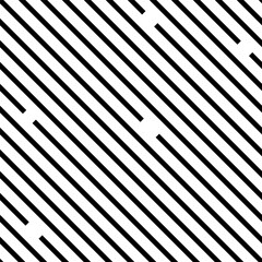 Wall Mural - seamless black and white minimal geometric pattern vector background. perfect for wallpapers, patter