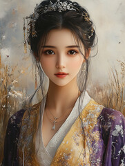 Wall Mural - beautiful Asian woman