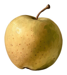 Sticker - PNG Apple fruit plant food.