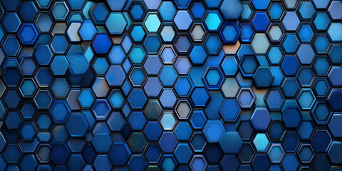 Wall Mural - hexagon shape background	