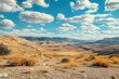 © Popelniushka - Judean Wilderness. Picturesque Desert Landscape with Dry Sands and Rocky Terrain