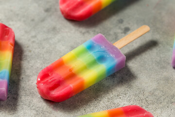 Poster - Sweet Summer Rainbow Popsicles