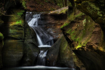 water, waterfall, nature, rock, river, stone, landscape, stream, rocks, natural, falls, flowing, waterfall, Hocking Hills, Ohio, cascade, forest, green, beautiful, creek, wet