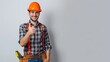 © Arifat - Smiling Construction Worker Giving Thumbs Up