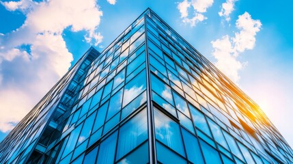 Poster - Commercial real estate project with modern architecture