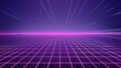 © n_laeli - Retro Futuristic Grid Landscape