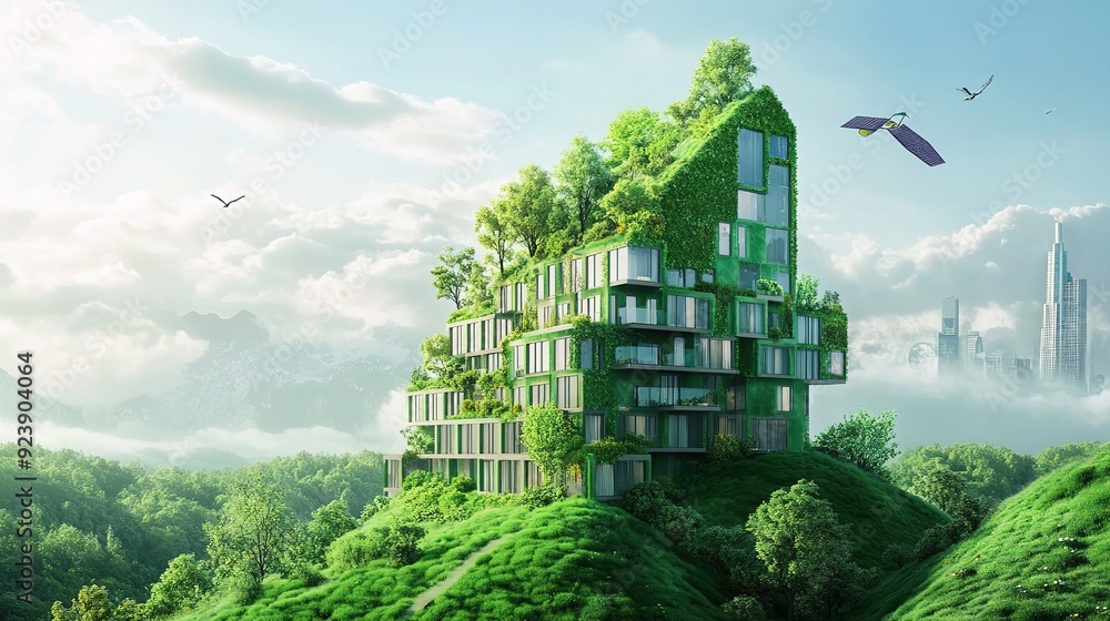 Green roof architecture in 15 projects you need to know - Sustainable Apartment Buildings With Green Roof Designs