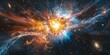 © kwanchaift - A celestial event in a distant galaxy, with supernovae exploding, new stars forming, and cosmic waves rippling through space