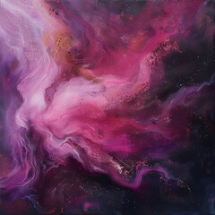 Wall Mural - Abstract space illustration. Beautiful colorful space background.