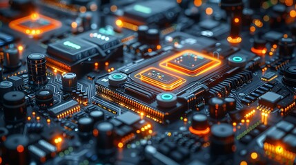 Poster - Sensors and metrology background focusing on precision measurement, advanced sensor technologies, and their role in scientific research and experimental setups. high resolution Illustration, in the