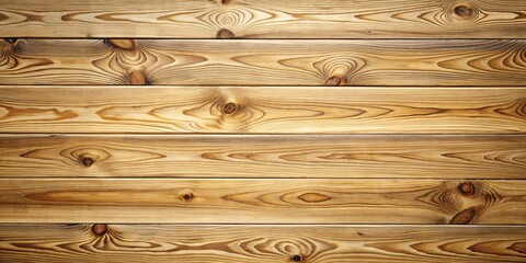 Wall Mural - Rustic Pine Wood Planks Texture. Close-up view of natural pine wood planks with distinct grain patterns and knots.