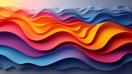 Poster - Abstract background with vibrant, geometric patterns and smooth gradients, blending clean lines with a dynamic, sophisticated aesthetic for a striking visual. high resolution Illustration, in the