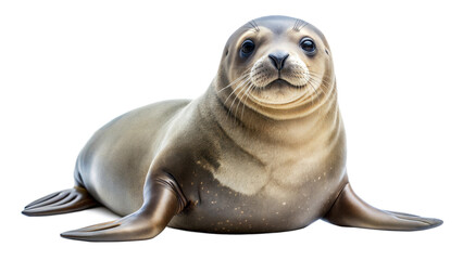 Wall Mural - seal on a transparent background