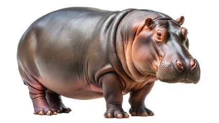 hippopotamus on a transparent background