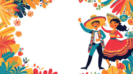 Wall Mural - Hispanic Heritage Month graphics