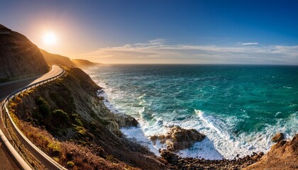 Wall Mural - sunset over the sea