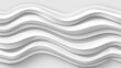 © Ilja - Abstract White Wavy Background, 3D Rendered Seamless Looping Animation of Smooth Flowing Waves.