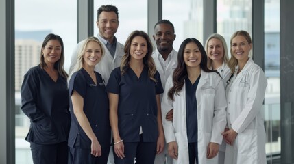 Wall Mural - The team of medical professionals