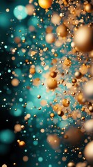 Wall Mural - hyperrealistic 3d particles slowly dispersing and fading into the background, with subtle color tran