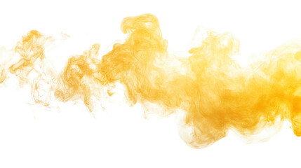 Yellow explosion transparent background
