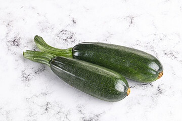 Sticker - Sliced raw young green zucchini