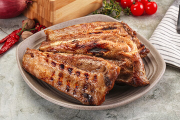 Poster - Grilled pork ribs with spices