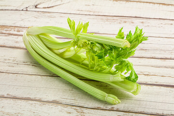 Poster - Vegan cuisine - raw celery stem