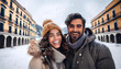 © fotoluigi868 - Winter Fun for Couples- A joyful image of a couple having fun in the snow, capturing the wa_1(774)