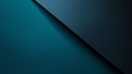 Wall Mural - diagonal line on a textured dark blue background, creating two triangle shapes, one dark and one tea