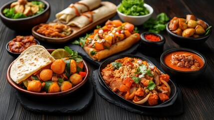 Canvas Print - Chole Bhature - Traditional Indian food