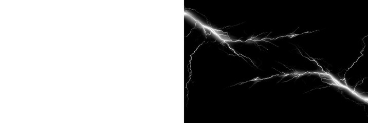 Poster - PNG Electric lightning bolt effect