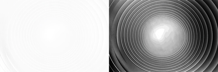 Poster - PNG Abstract concentric circles tunnel design