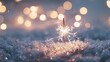 © hanafi 99d - Sparkler in the Snow