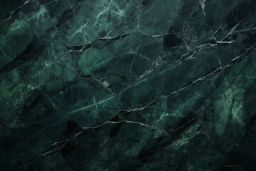 Processed collage of luxurious dark green glossy marble texture. Background for banner