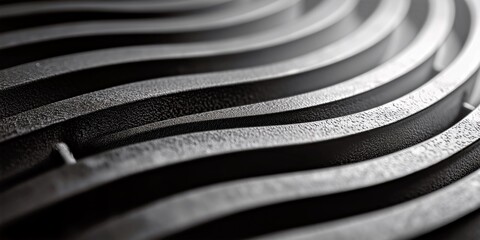 grooves on an air conditioner's panel, textured and industrial design element, perfect for modern mechanical themes
