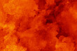 © Наталья Босяк - Black dark red orange yellow abstract watercolor. Colorful art background. Fire smoke flame blaze bright hot. Rough grunge grain particle dust.Horror war evil hell ominous storm sky.Daub chaos.Design.