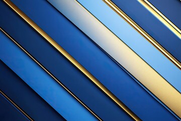 Wall Mural - Abstract gold and blue stripes. Perfect for modern and minimalist designs.