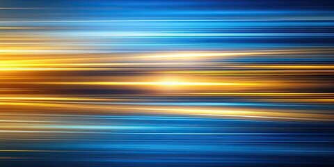 Dynamic motion blur effect with blue and golden streaks , abstract, background, high resolution, vibrant, colorful