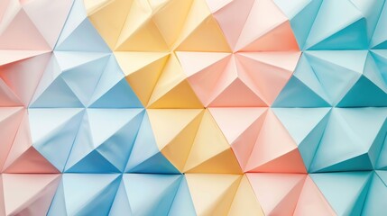 Wall Mural - Abstract Geometric Pattern in Pastel Colors