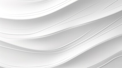 Abstract white wavy background with subtle texture.