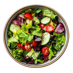 Salad bowl, isolated, no background, transparent background