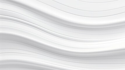 Abstract white wavy background, clean, simple, modern.