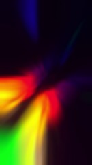 Wall Mural - Rainbow light rays flash and glow. Abstract holographic background. Refraction of light through a prism