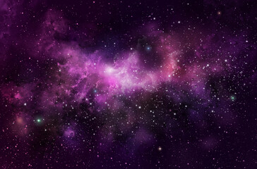 Wall Mural - a space of the galaxy atmosphere with stars at dark background.