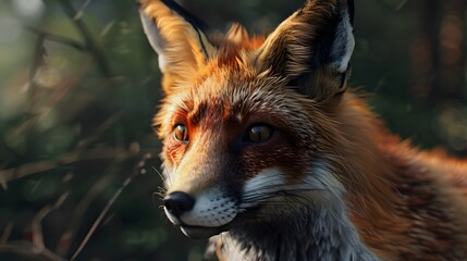 Wall Mural - Fox Realistic