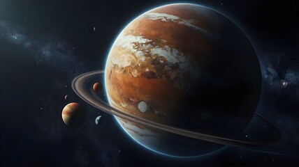 planet in space