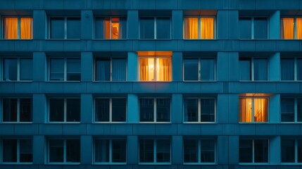 This contemporary structure showcases innovative construction techniques. Its expansive windows illuminate the interior, creating a harmonious balance between the urban environment and stylish apartme