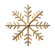 © PixMarket - Gold snowflake isolated on transparent background