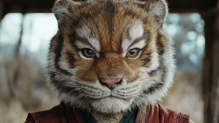 Poster - Fierce tiger with intense eyes